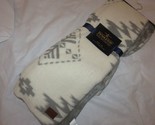 NEW Pendleton Sherpa Fleece Aztec Southwest Throw blanket Grey Cream NWT - £45.60 GBP