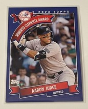 2023 Topps Throwback Thursday Aaron Judge 10/10 MLB NY Yankees Blue Parallel 134 - £58.60 GBP