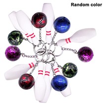 8pcs Lightweight Giveaway For  Handbag Simulation Bowling Keychain Easy To Carry - £87.35 GBP