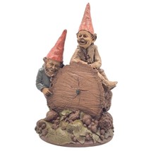 Tom Clark Gnome WOODY &amp; CHANE Figurine 79 Lumberjacks Cutting Wood Frog COA 1983 - £20.05 GBP