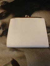 PRINCESS GARDENER Lovely Vintage Porcelan White Leather Wallet NWOT - $13.86