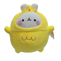 Molang Animal Friends Mochi Stuffed Animal Plush Doll Korean Toy (Duck)