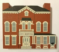 Cats Meow Village 0606-00 Series VI 1988 City Hospital Wooster Ohio Retired READ - £9.36 GBP