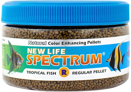 New Life Spectrum Tropical Fish Food Regular Sinking Pellets 80 gram New Life Sp - £12.41 GBP