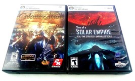 Civilization IV 4 Colonization &amp; Sins of a Solar Empire PC Windows Games 2008 - £11.14 GBP