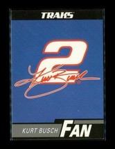 2006 PRESS PASS TRAKS Nascar Sticker Trading Card KURT BUSCH FAN - £3.85 GBP