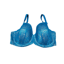 ThirdLove 38E Turquoise/Blue  Feather Lace Demi Bra  - $44.99