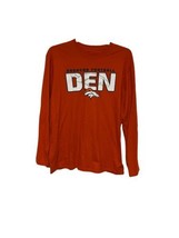 NFL Team Apparel Denver Broncos L/S Football Shirt  NWT  Mens SZ XL 46/48 Orange - £24.94 GBP