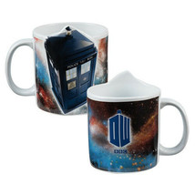 Doctor Who Tardis and DW Logo 20 oz Ceramic 3D Mug NEW UNUSED - £7.02 GBP