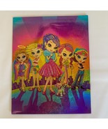Lisa Frank Pocket Folder Glitter The Fearless 5 Rainbow Puppy NEW &amp; UNPU... - $19.99