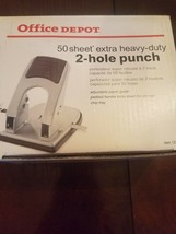 50 Sheet extra heavy duty 2-hole punch - $30.57