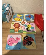 Puzzles  6 Pack Wooden Jigsaw Puzzles for ages 36 months NEW - €15,28 EUR