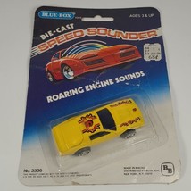 Vintage Blue Box Speed Sounder Die Cast Yellow Car 5 New Old Stock Rare ... - £9.86 GBP