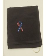 USA Embroidered Ribbon Golf Bag Towel 16x18 Supports Wounded Warrior Pro... - $27.16 CAD