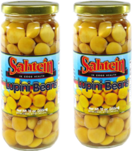 Sahtein Brand Pickled Lupini Beans- High Protein, High Fiber, 2-Pack - £19.69 GBP+