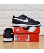 Nike Dunk Low TDE Size 10 Toddler Black Panda White DH9761-002 - £85.90 GBP