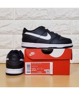 Nike Dunk Low TDE Size 10 Toddler Black Panda White DH9761-002 - £82.60 GBP