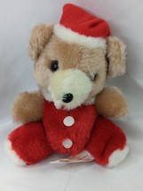 Russ Jolly Bear Christmas Plush 6 Inch Stuffed Animal Toy - $12.95