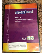 algebra&#39;scool Unit D: Polynomials and Quadratic Equations (algebra&#39;scool... - £23.36 GBP