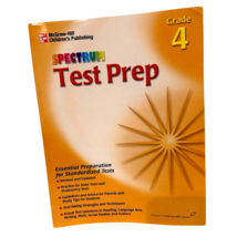 McGraw-Hill Spectrum Test Prep Grade 4-Revised &amp; Updated Skill Builder Workbook - $8.90