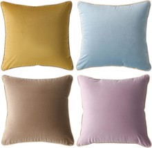 Nobildonna Decorative Throw Pillow Covers Cushion Cases,, 18X18 Inch, Morandi - $39.99