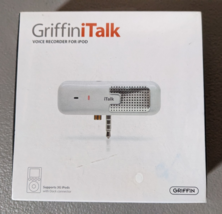 Griffin iTalk Voice Recorder For Apple iPod PC/Mac 4020-TALK - $116.41 MXN