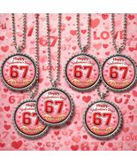 Valentine's Day Classroom Party Necklaces Favors Pack Of 10 Valentine  - $12.99