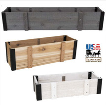 AMISH WINDOW FLOWER BOX - Solid Red Cedar Outdoor Planter - $229.97+