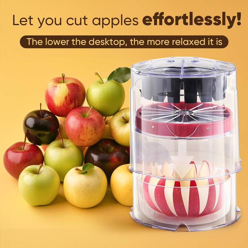 Newness 5.12-Inch Apple Slicer – Extra-Large, Ultra-Safe Stainless Steel Apple C Item image 7