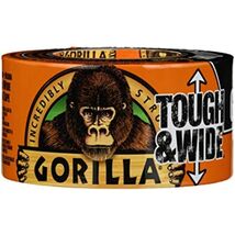 Gorilla Tough &amp; Wide Duct Tape, 2.88&quot; x 30 yd, Black, (Pack of 1) - $45.88 CAD