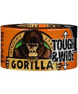 Gorilla Tough &amp; Wide Duct Tape, 2.88&quot; x 30 yd, Black, (Pack of 1) - $45.92 CAD
