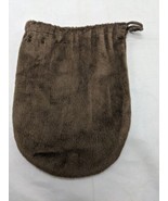 Brown Fuzzy 5&quot;X7&quot; RPG Dnd Dice Bag Acessory - $16.03