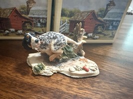 Lowell Davis RFD America Gun Shy Dog Figurine 1990 Schmid- NIB - $11.40