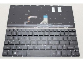 US Black Backlit Keyboard (without frame) For Toshiba Satellite P20W-C P20W-C-10 - $60.72