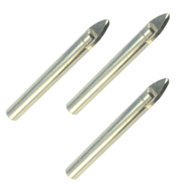 1/8 Tile and Glass Drill 3x Carbide Bit for Bottles Jewelry Sea Shells S... - £7.90 GBP