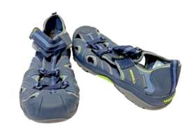Merrell Select Grip Mens Hiking Walking Sandals Blue Adjustable Size 6W - £16.13 GBP