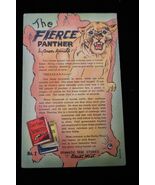 VTG Linen Postcard #7 Fierce Panther Oren Arnold Dramatic True Stories W... - €10,42 EUR
