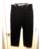 NWT Vintage Wrangler Hero Relaxed Fit Black Jeans Mens 36X29 Cotton NOS - €34,10 EUR