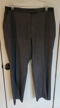 Womens 18 Dalia Dark Gray Business Casual Dress Pants - $18.81