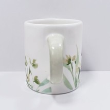White &amp; Green Floral 10 oz. Ceramic Coffee Mug Cup - $14.37
