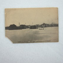 Antique 1914 Postcard Germantown Ohio Flood Broadway South Germantown UNPOSTED - £7.81 GBP