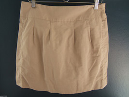 NWT BCBG Max Azria &quot;Maxi&quot; Sexy Designer Mini Skirt Versatile Desert Tan ... - £61.35 GBP