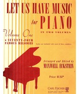 Let Us Have Music For Piano Volume One Maxwell Eckstein Vintage 1940 She... - £11.08 GBP