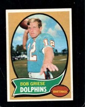 1970 Topps #10 Bob Griese Vgex Dolphins Hof *AZ6951 - £6.71 GBP