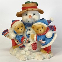 Cherished Teddies Frank &amp; Helen Christmas #352950 1998 Snow One Like You - £15.77 GBP
