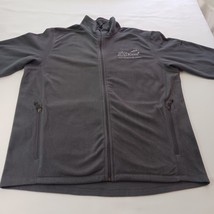 Eddie Bauer KUMI MANUFACTURING ALABAMA Men's Gray Full Zip Pockets Sweatshirt XL image 8