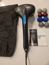 The Sharper Image Personal Percussion Massager W/ Heat #HF758 w/8 Xtra H... - $23.36