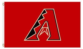 Arizona Diamondbacks Red flag 3X5Ft Banner USA Polyester - $16.00