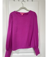 Lilly Pulitzer Lambert Pink Elderberry top size S - $49.39 CAD