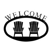 Village Wrought Iron Chairs Welcome Home Sign Small - $24.05